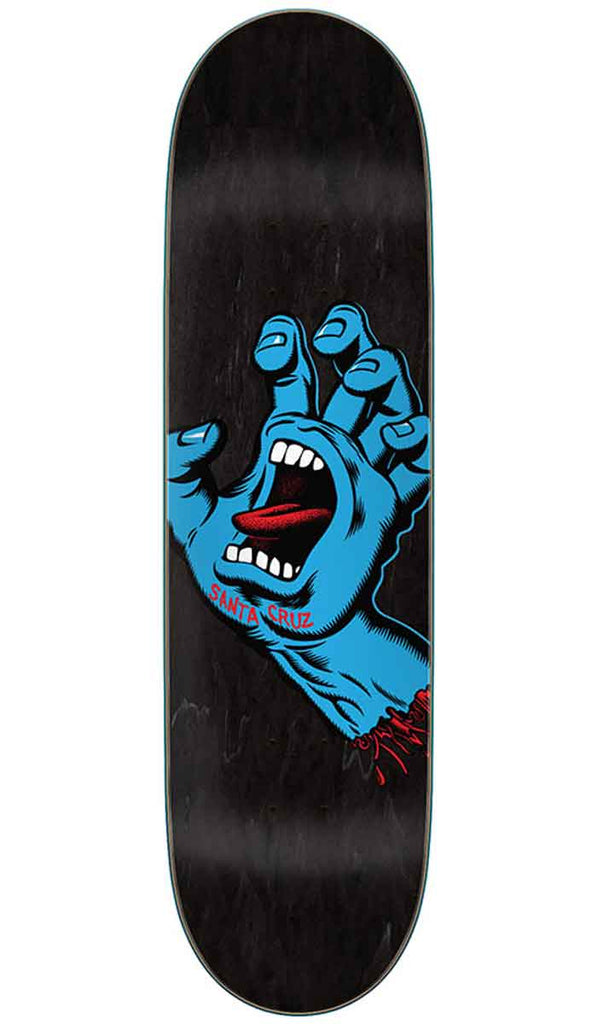 Santa Cruz Screaming Hand 8.6 Deck Black  Santa Cruz   