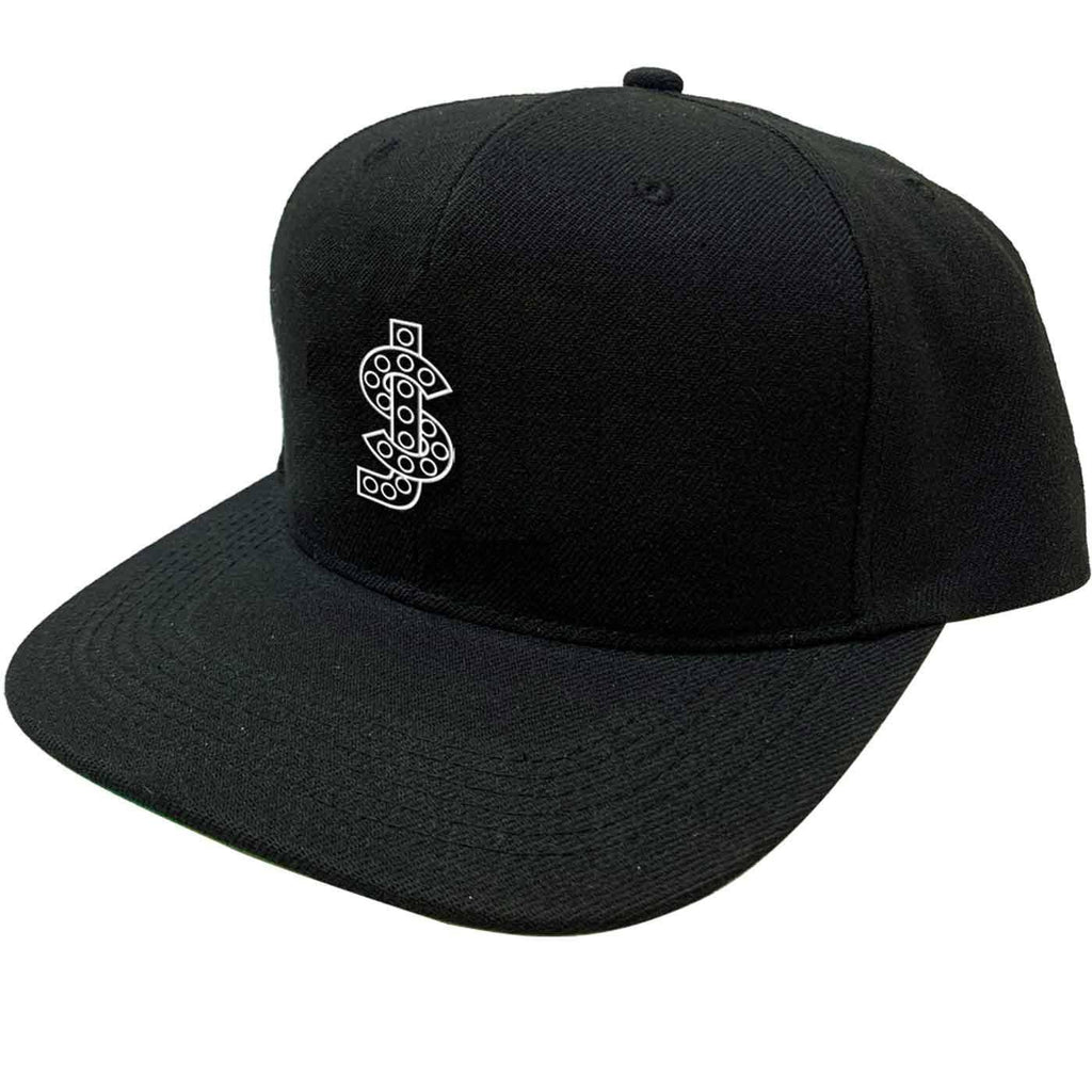 Shake Junt SJ Outline Snap Back Cap Black  Shake Junt   