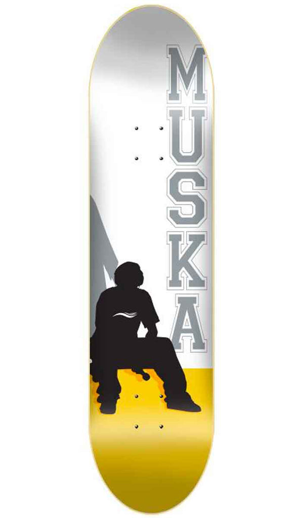 Shorty's Chad Muska Silhouette 7.75 Deck Yellow  Shortys   