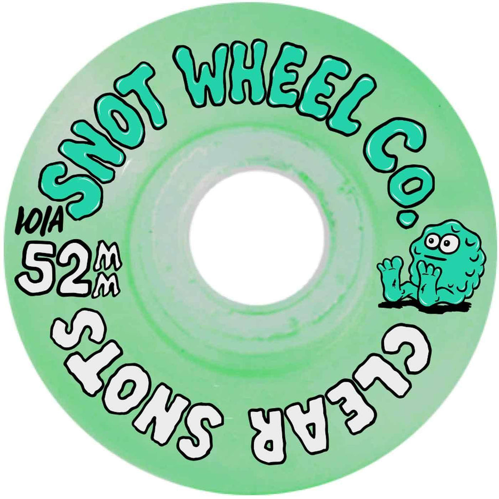 Snot 52mm 101A Clear Snots Wheels Green  Snot Wheels   