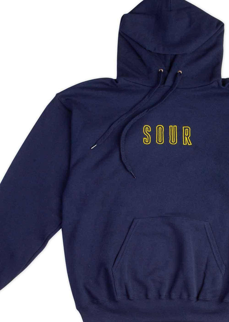 Sour Solution Army Hooded Sweatshirt Navy  Sour   