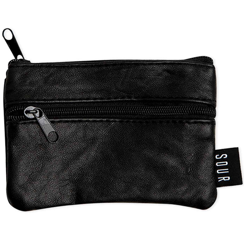 Sour Solution Barcy Leather Wallet Black  Sour   