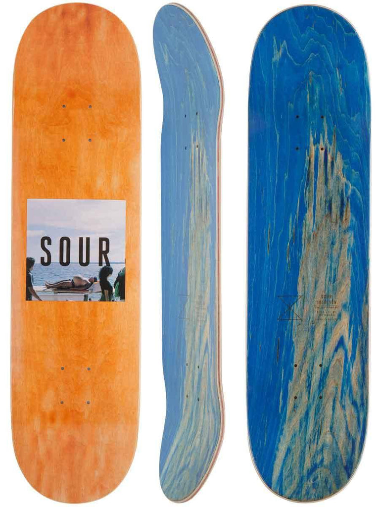 Sour Solution Box Logo Lomar Belly 8.125 Deck  Sour   