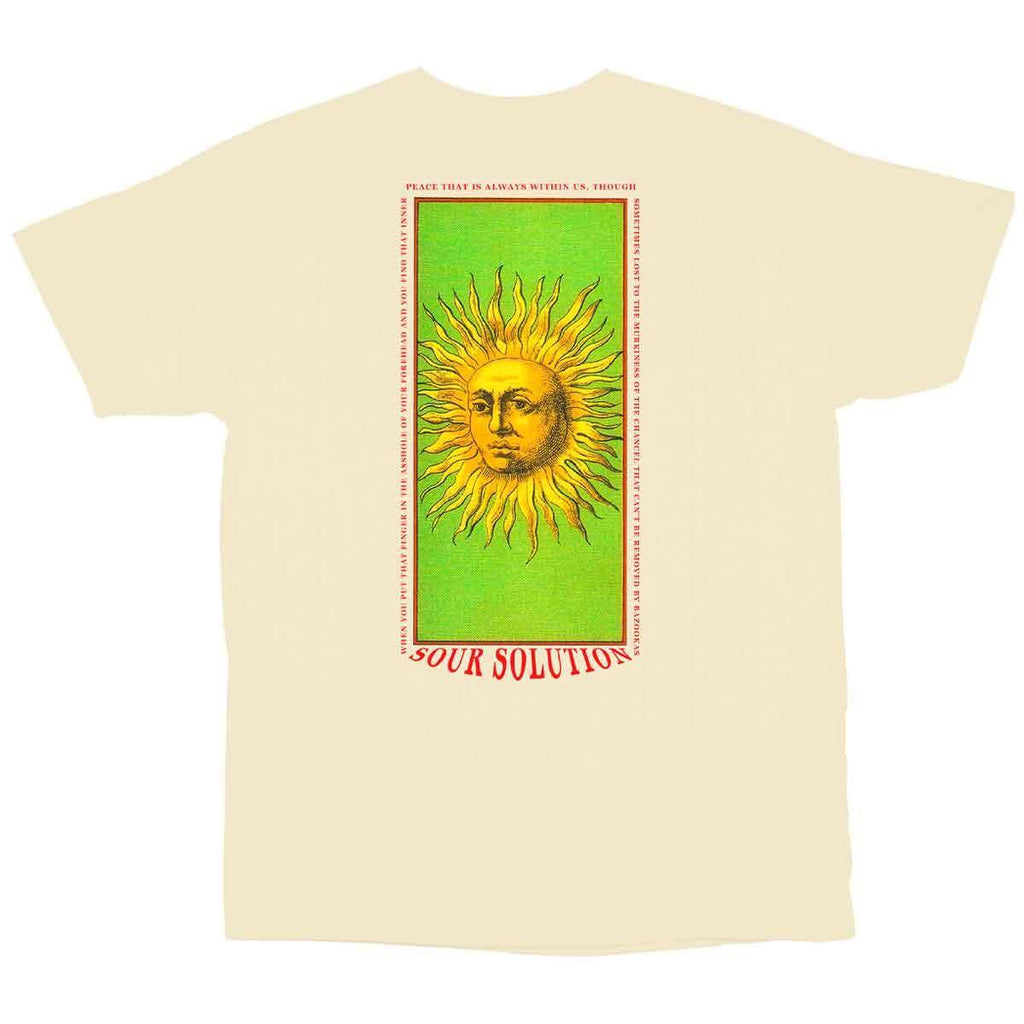 Sour Solution Sun Poetry T-Shirt Cream  Sour   