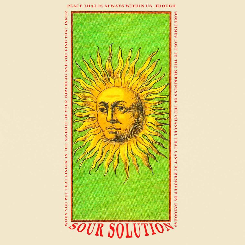 Sour Solution Sun Poetry T-Shirt Cream  Sour   