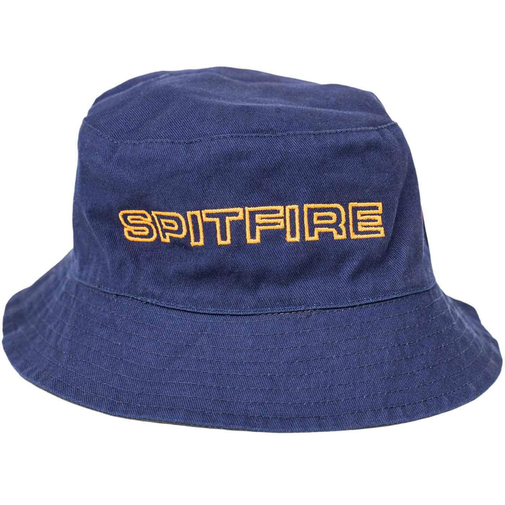 Spitfire Classic 87 Reversible Bucket Hat Reflective Silver Navy  Spitfire   