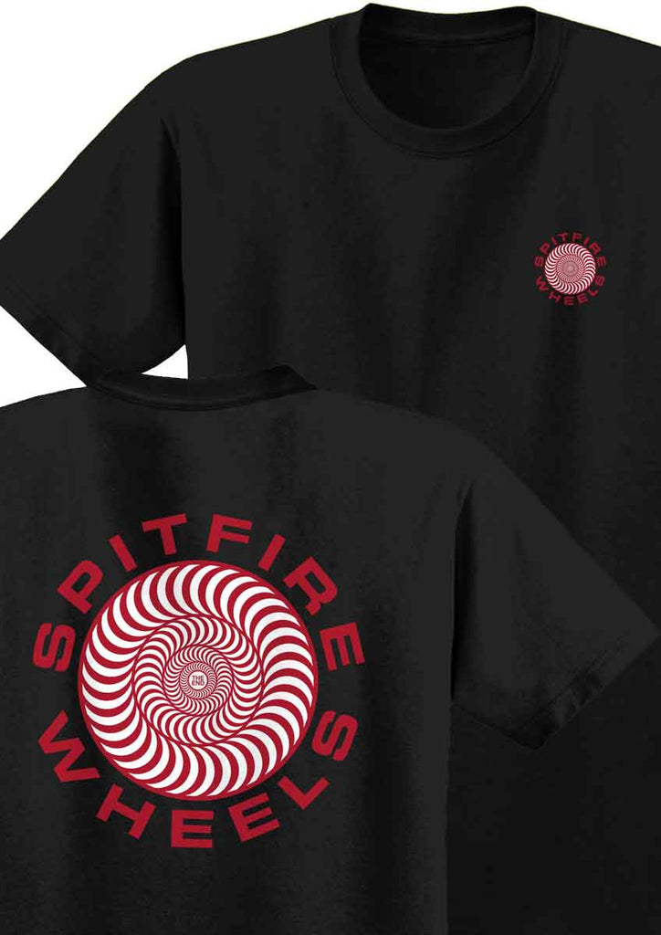 Spitfire Classic 87 Swirl T-Shirt Black  Spitfire   