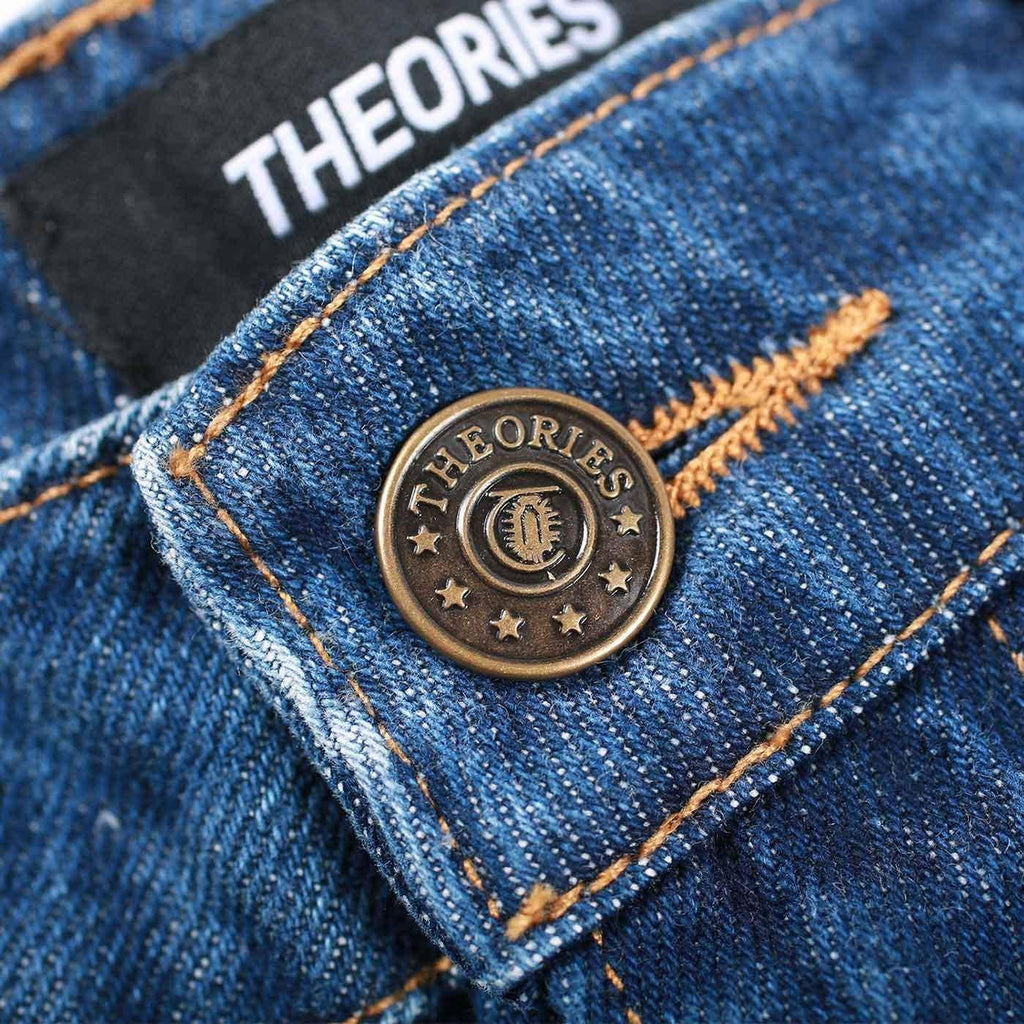 Theories Plaza Jeans Washed Blue  Theories   