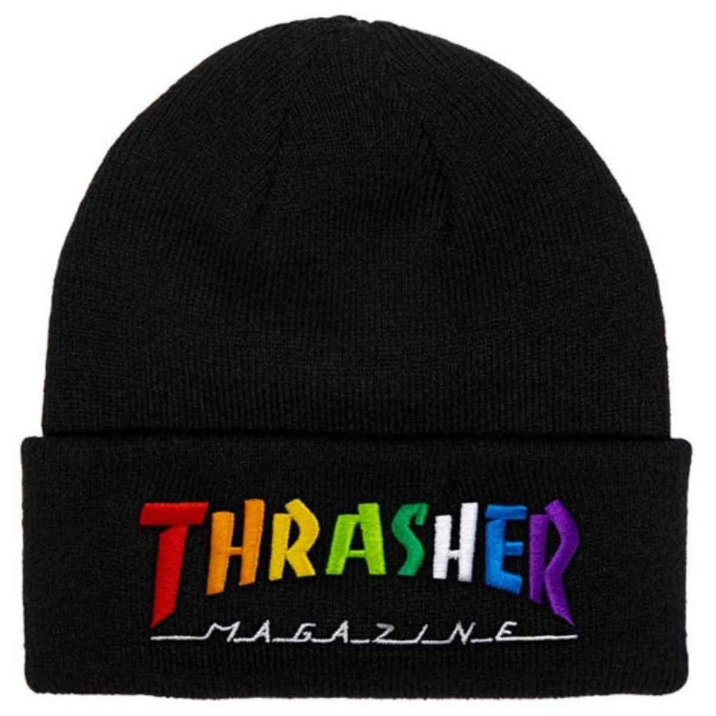 Thrasher Rainbow Mag Beanie Black  Thrasher   