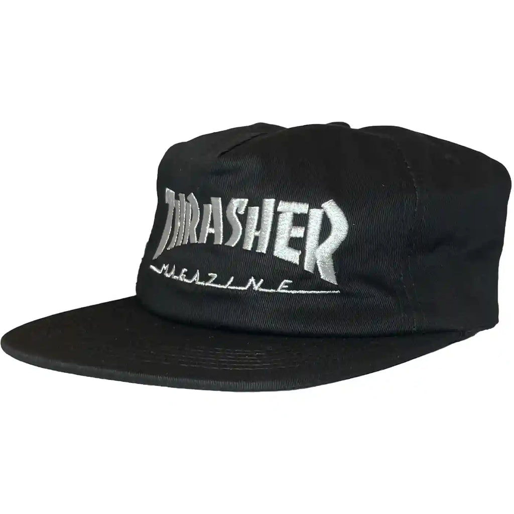 Thrasher Mag Logo Cap Black White Handelsware Thrasher   