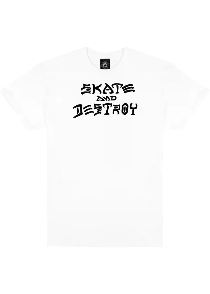 Thrasher Skate And Destroy T-Shirt White Handelsware Thrasher   