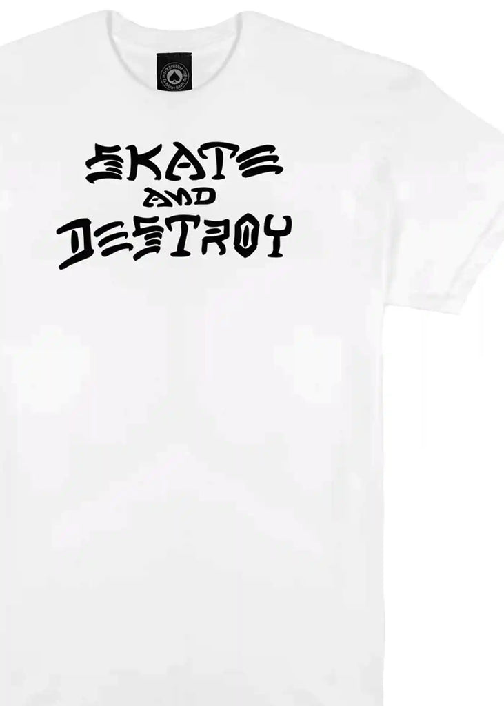 Thrasher Skate And Destroy T-Shirt White Handelsware Thrasher   