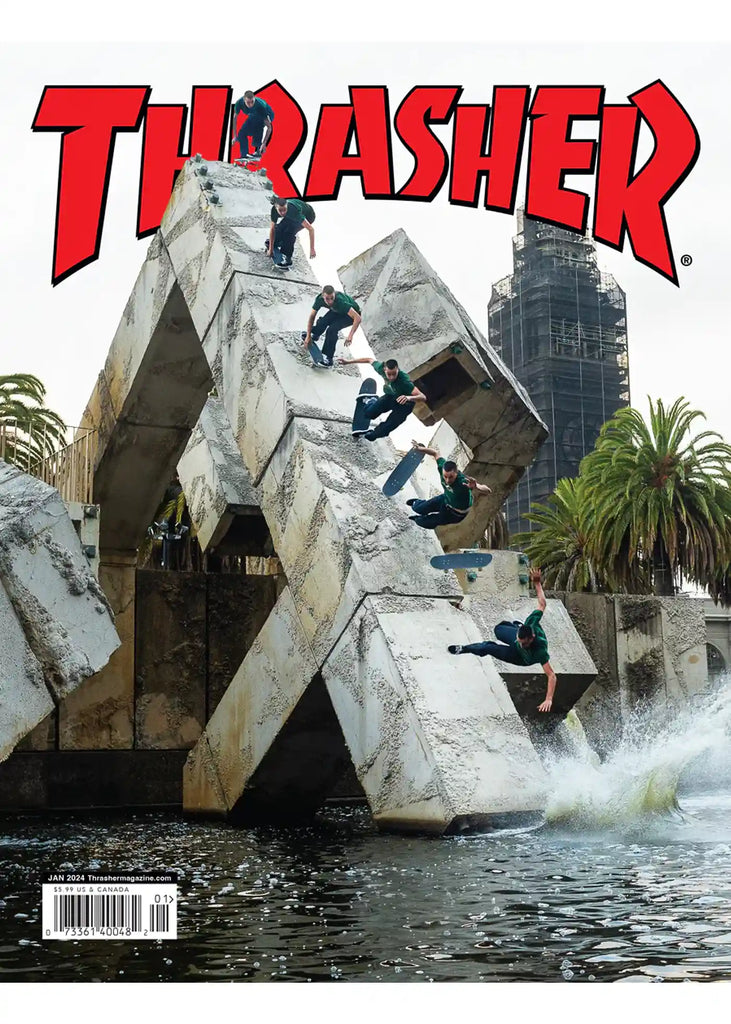 Thrasher Magazine Januar 2024 Handelsware Thrasher   