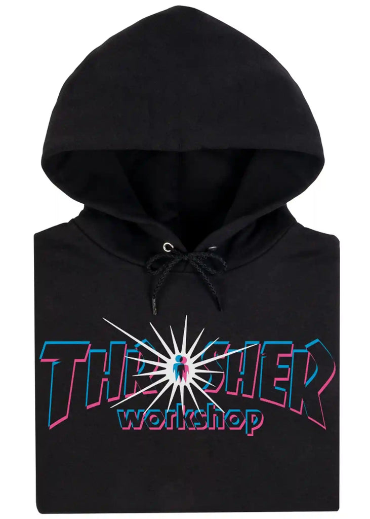Thrasher X Alien Workshop Nova Hoodie Black  Thrasher   