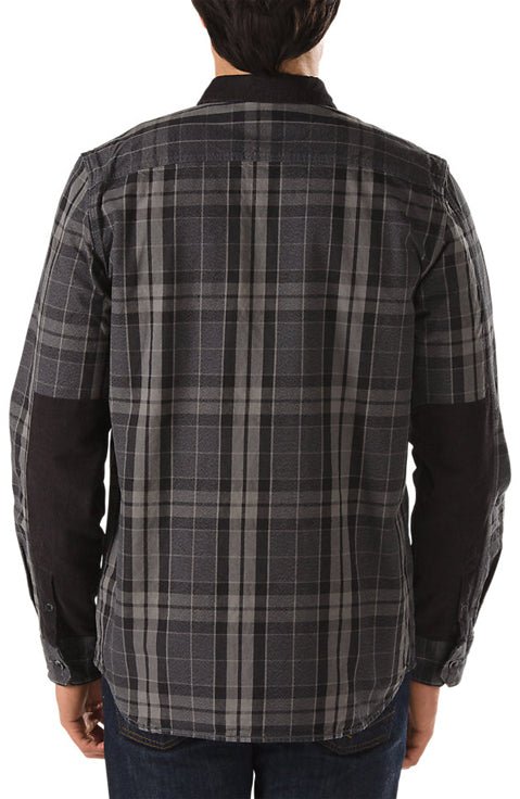 Vans Paseo Plaid Shirt New Charcoal  Vans   