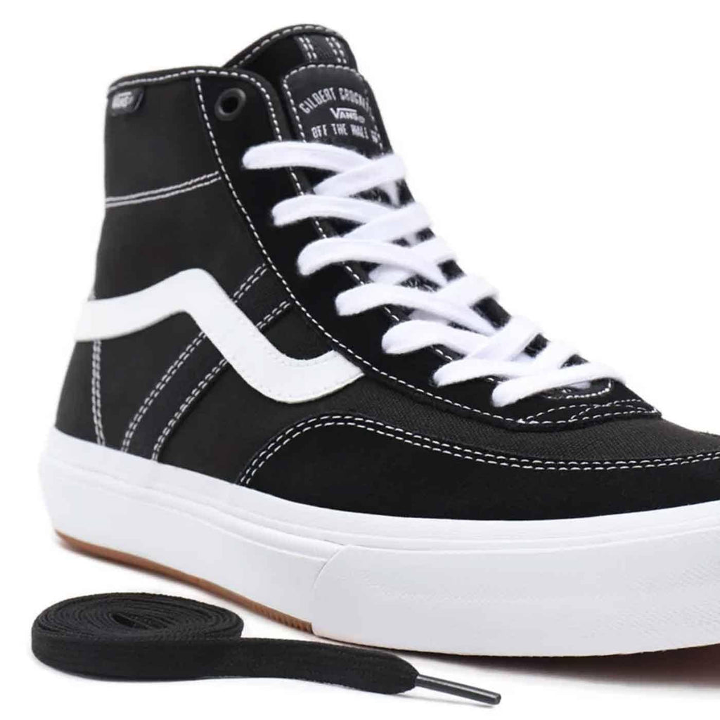 Vans Skate Crockett High Skateschuh Black White  Vans   