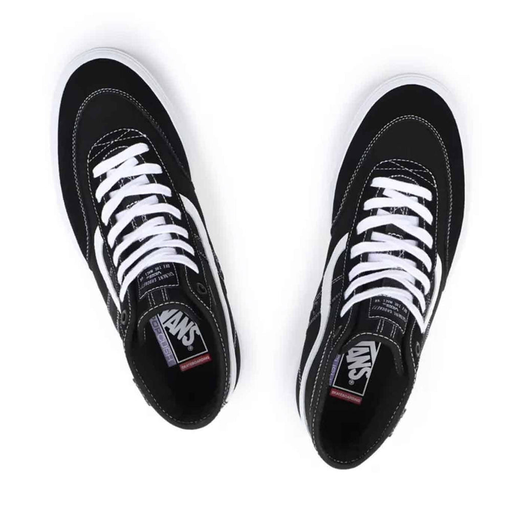 Vans Skate Crockett High Skateschuh Black White  Vans   