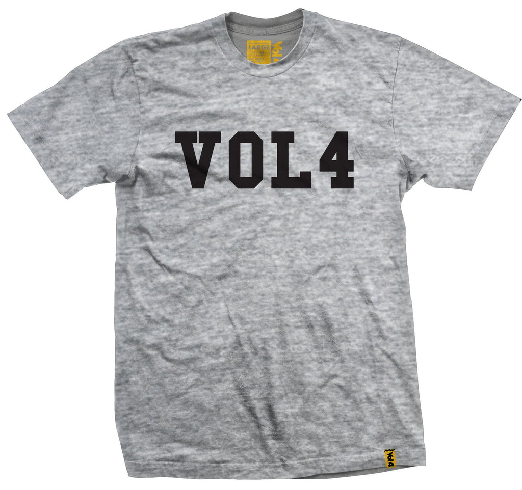 Vol.4 Dropout Tee Heather Grey  Vol.4   