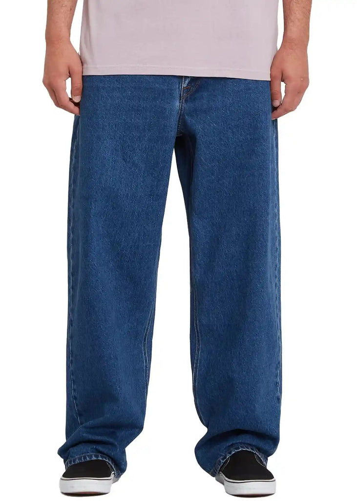 Volcom Billow Super Loose Fit Jeans Oliver Mid Blue  Volcom   