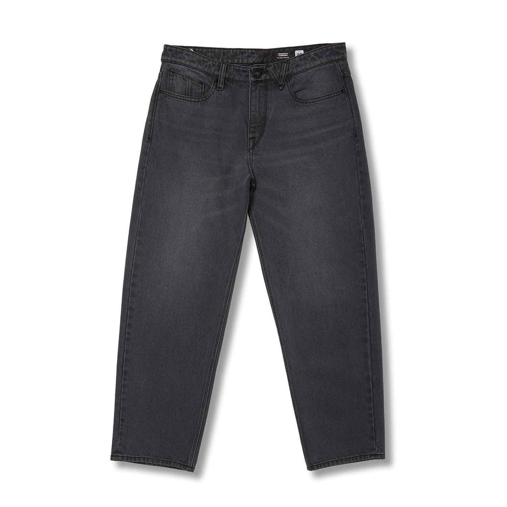 Volcom Modown Taper Denim Jeans Fade To Black  Volcom   