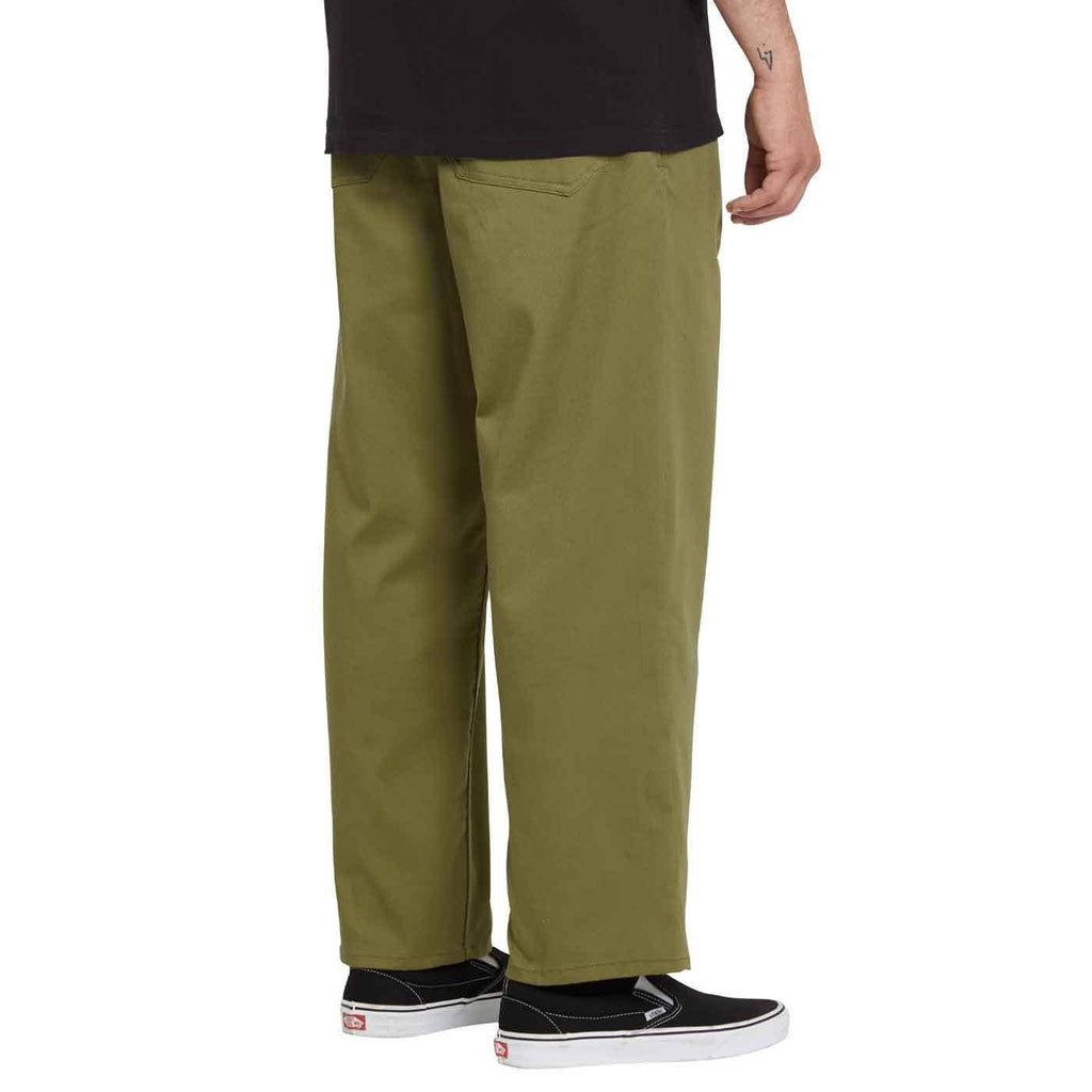 Volcom Outer Spaced Elastic Waist Pant Martini Olive  Volcom   