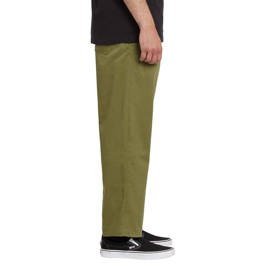 Volcom Outer Spaced Elastic Waist Pant Martini Olive  Volcom   