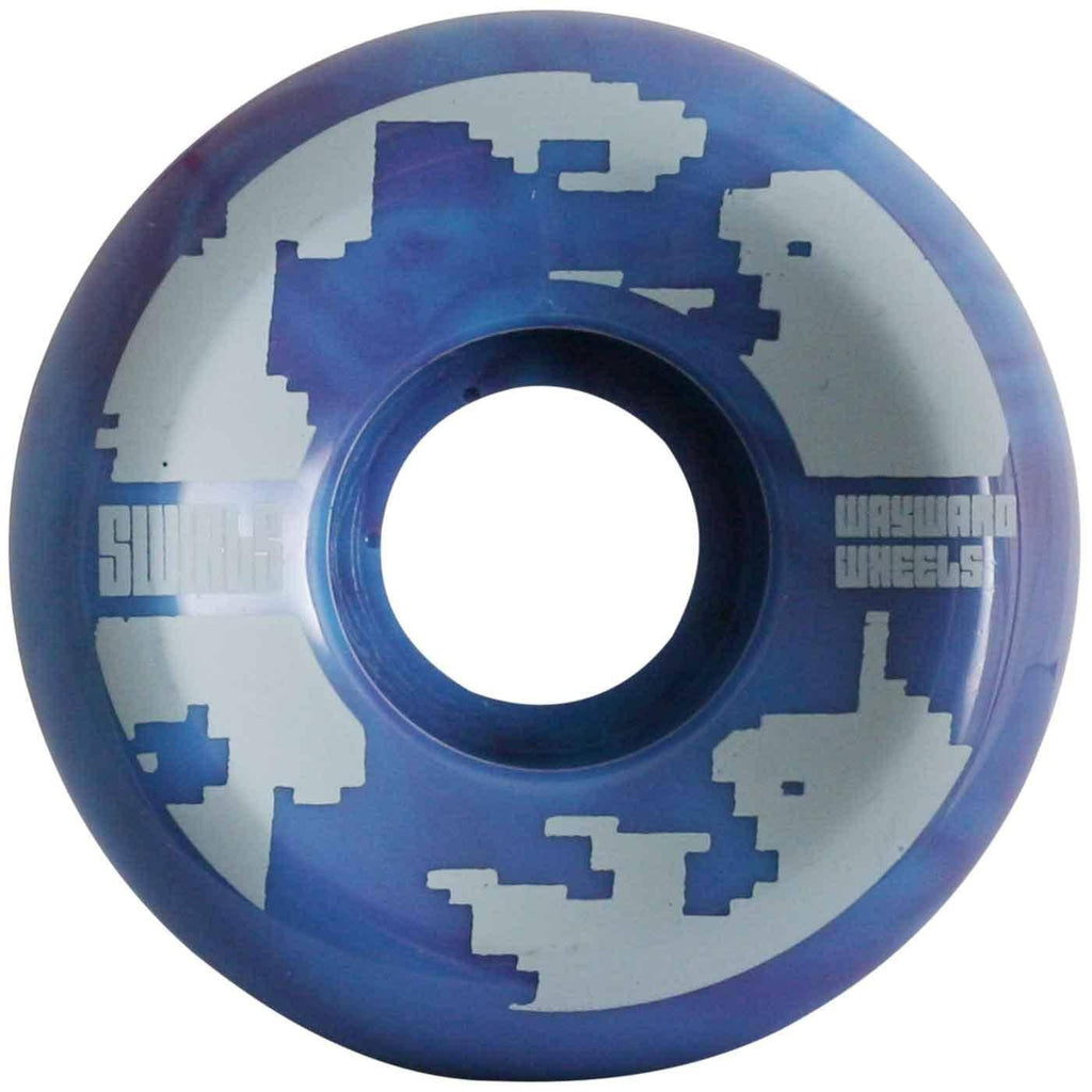 Wayward 54mm 103A Waypoint Swirl Conical Cut Wheels Blue Purple  Wayward   