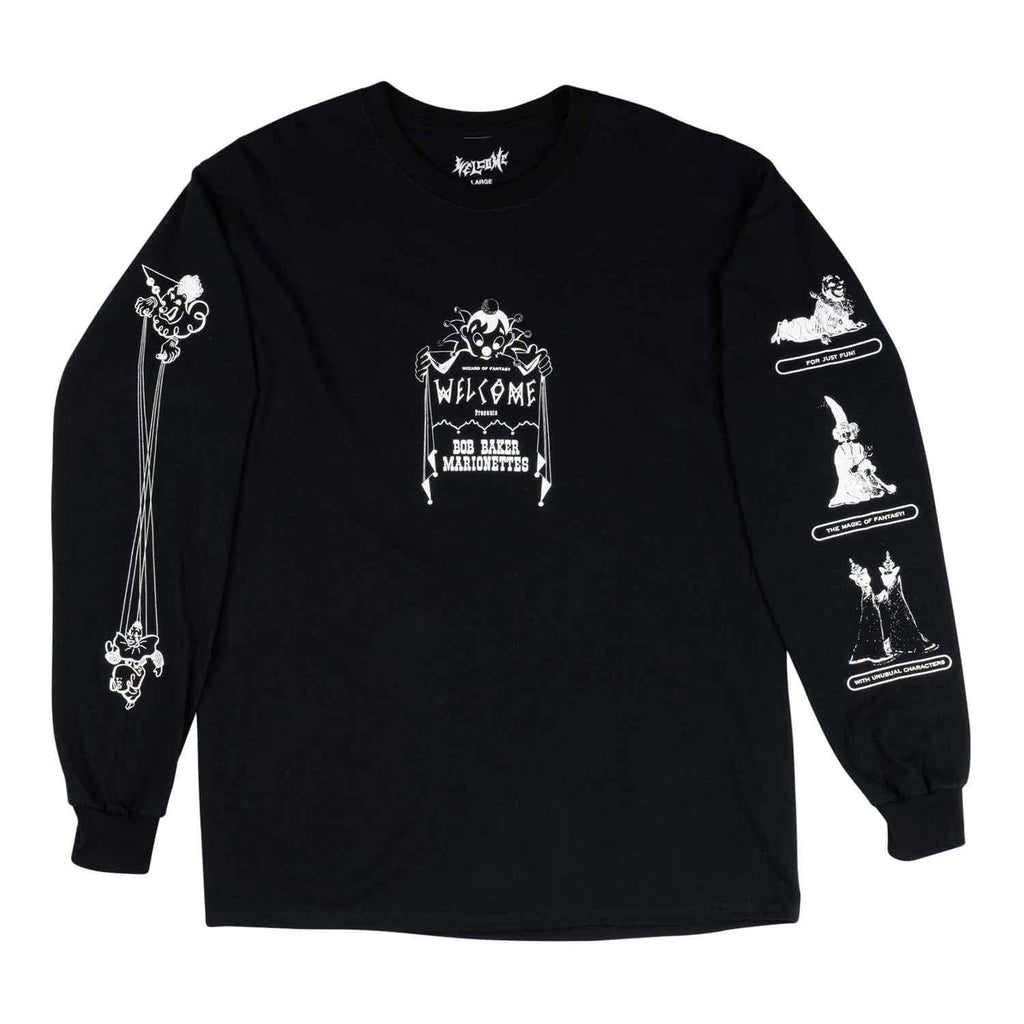 Welcome Bob Baker Longsleeve T-Shirt Black  Welcome   