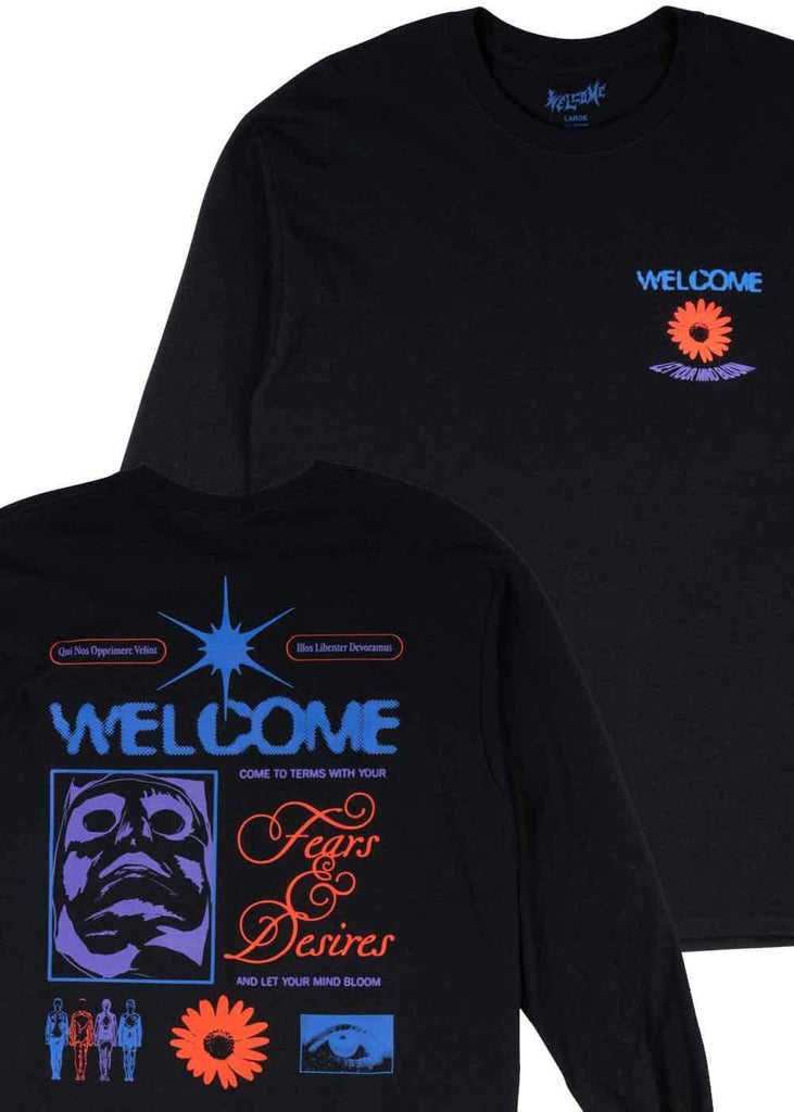 Welcome Desire Longsleeve T-Shirt Black  Welcome   