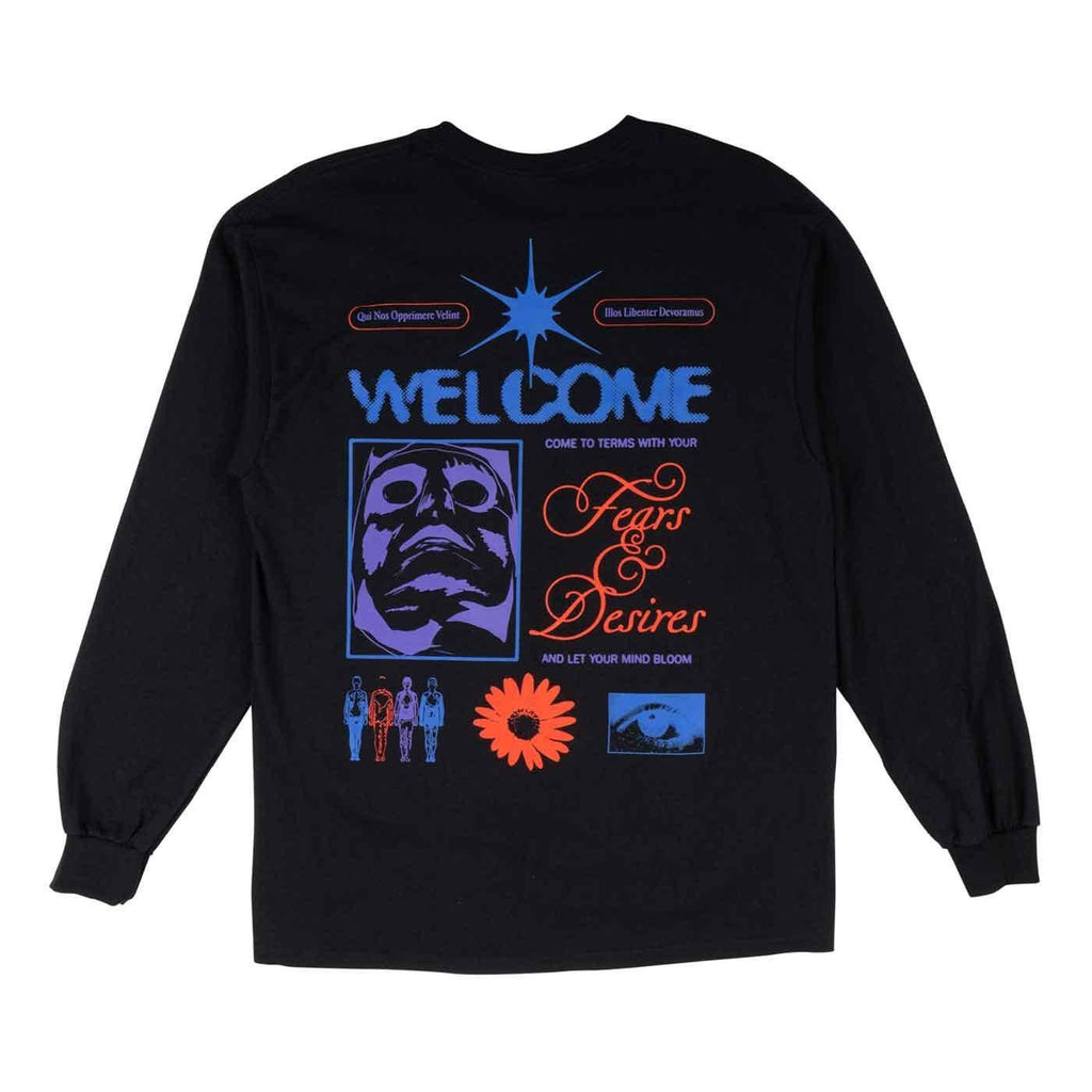 Welcome Desire Longsleeve T-Shirt Black  Welcome   