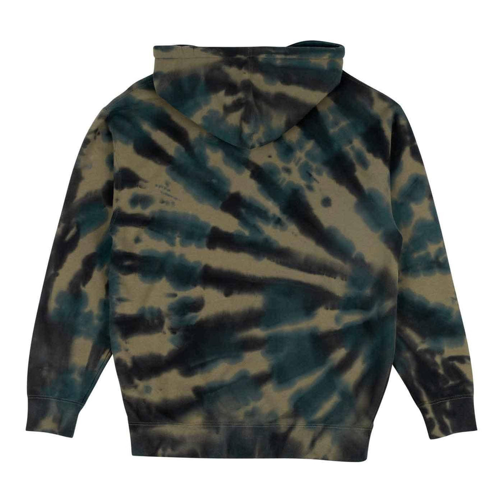 Welcome Exner Tie Dye Hooded Sweatshirt Kelp  Welcome   