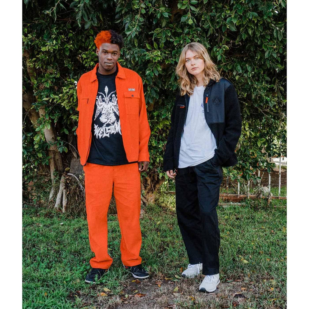 Welcome Hydra Elastic Waist Cord Pants Pumpkin  Welcome   