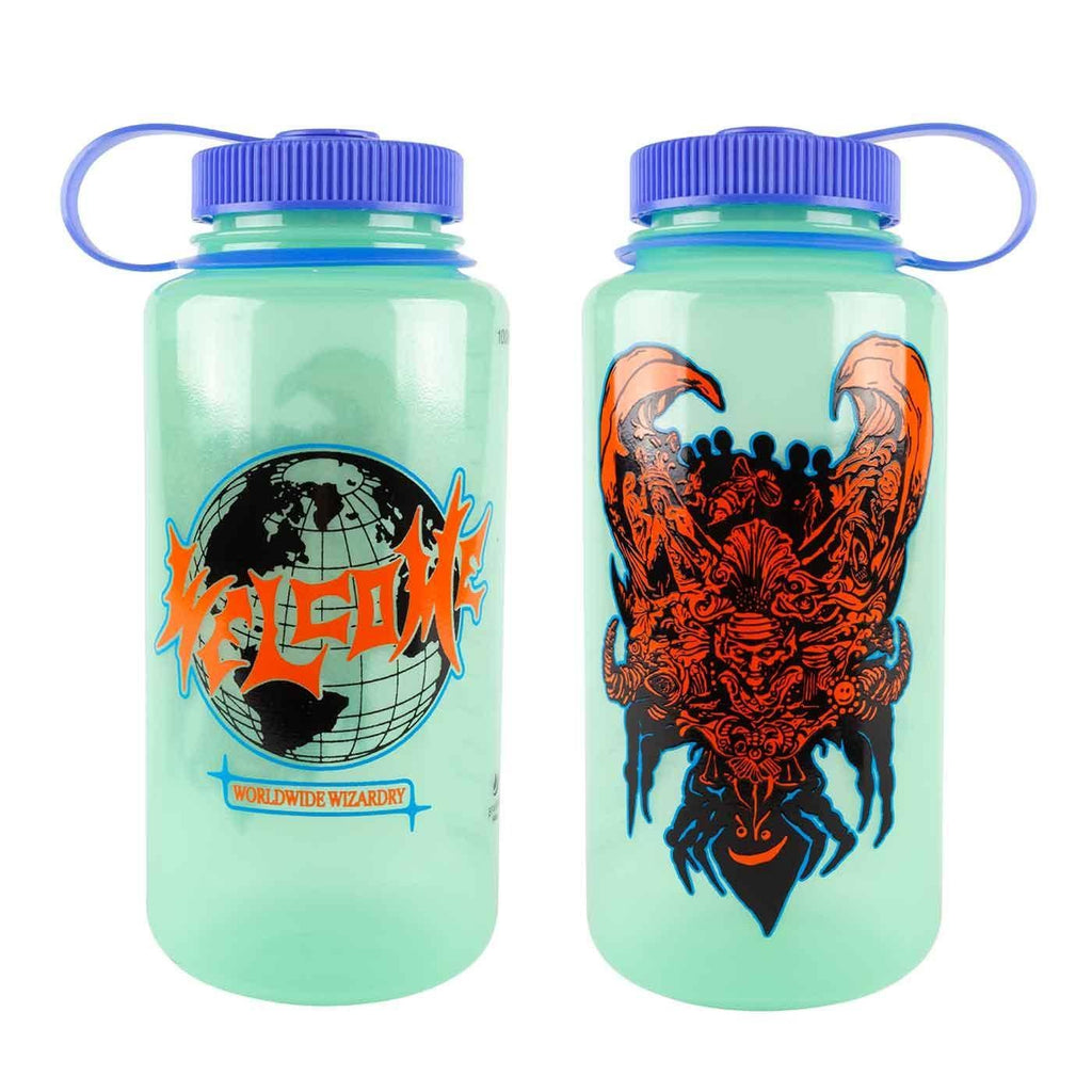 Welcome Menagerie Glow In The Dark Wasserflasche  Welcome   