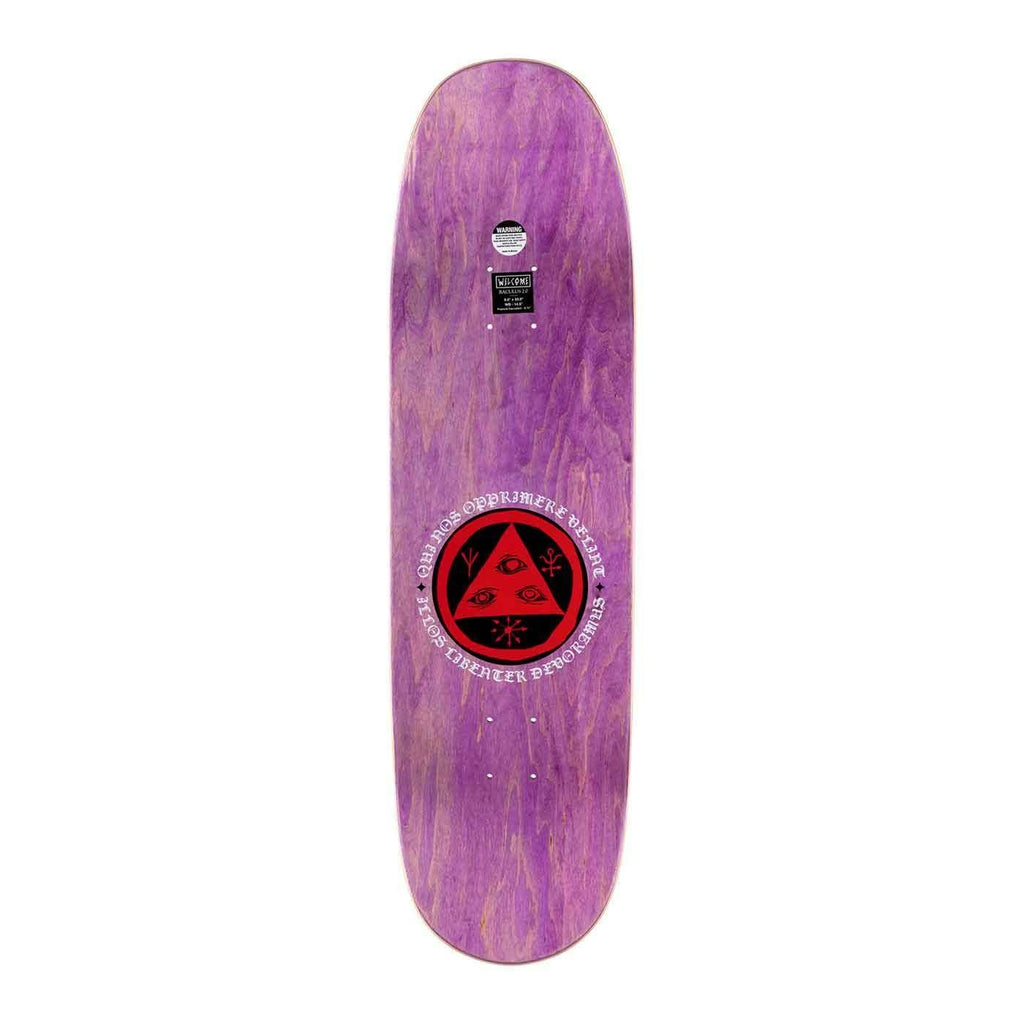 Welcome Menagerie On Baculus 2 9.0 Deck Purple Stain – Freedom Skateshop