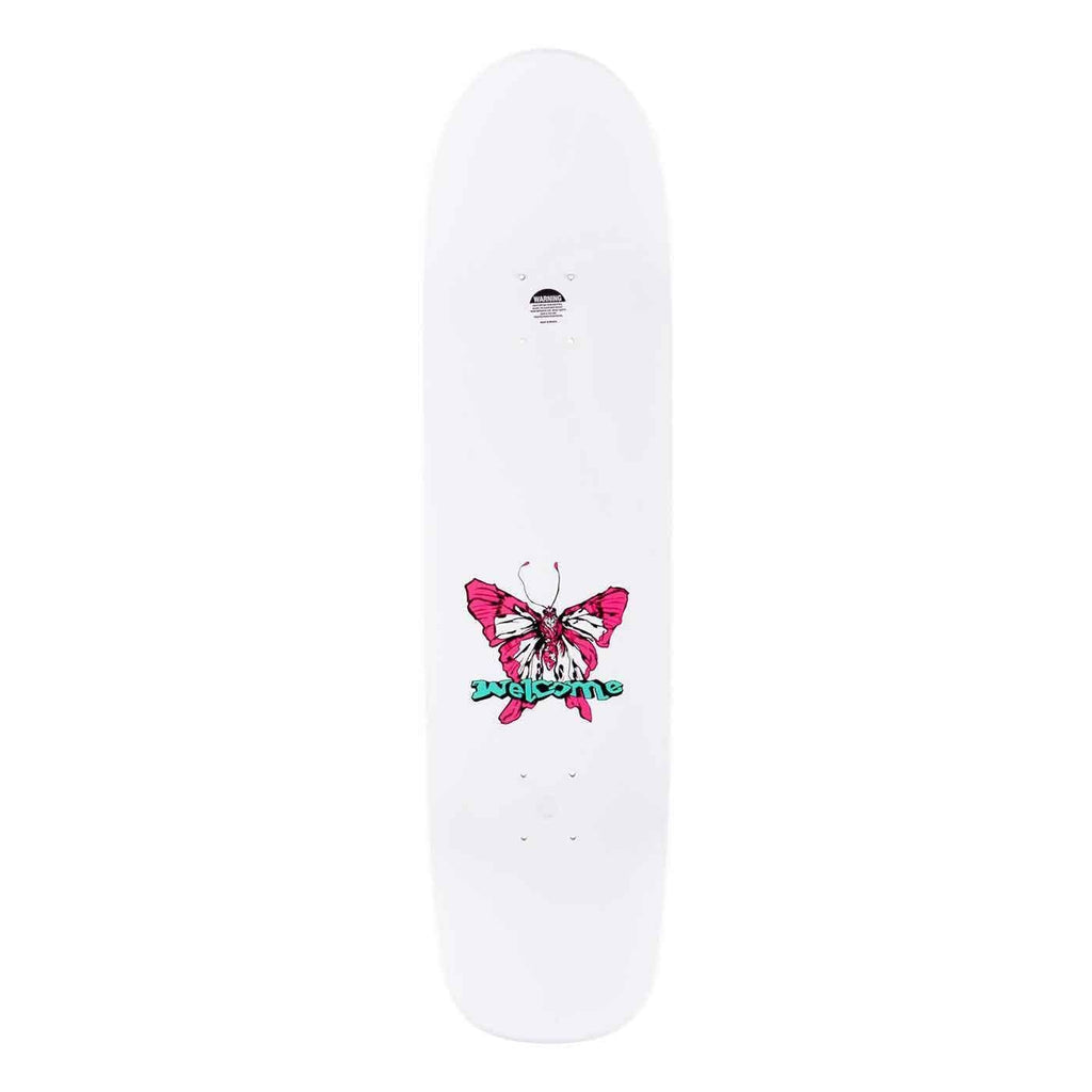 Welcome Puppet Master On Son Of Planchette 8.38 Deck Teal White Dip  Welcome   