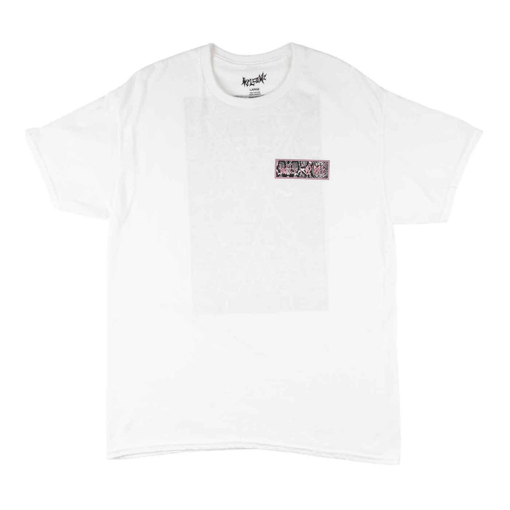 Welcome Symbol Garment Dyed T-Shirt White Snake  Welcome   