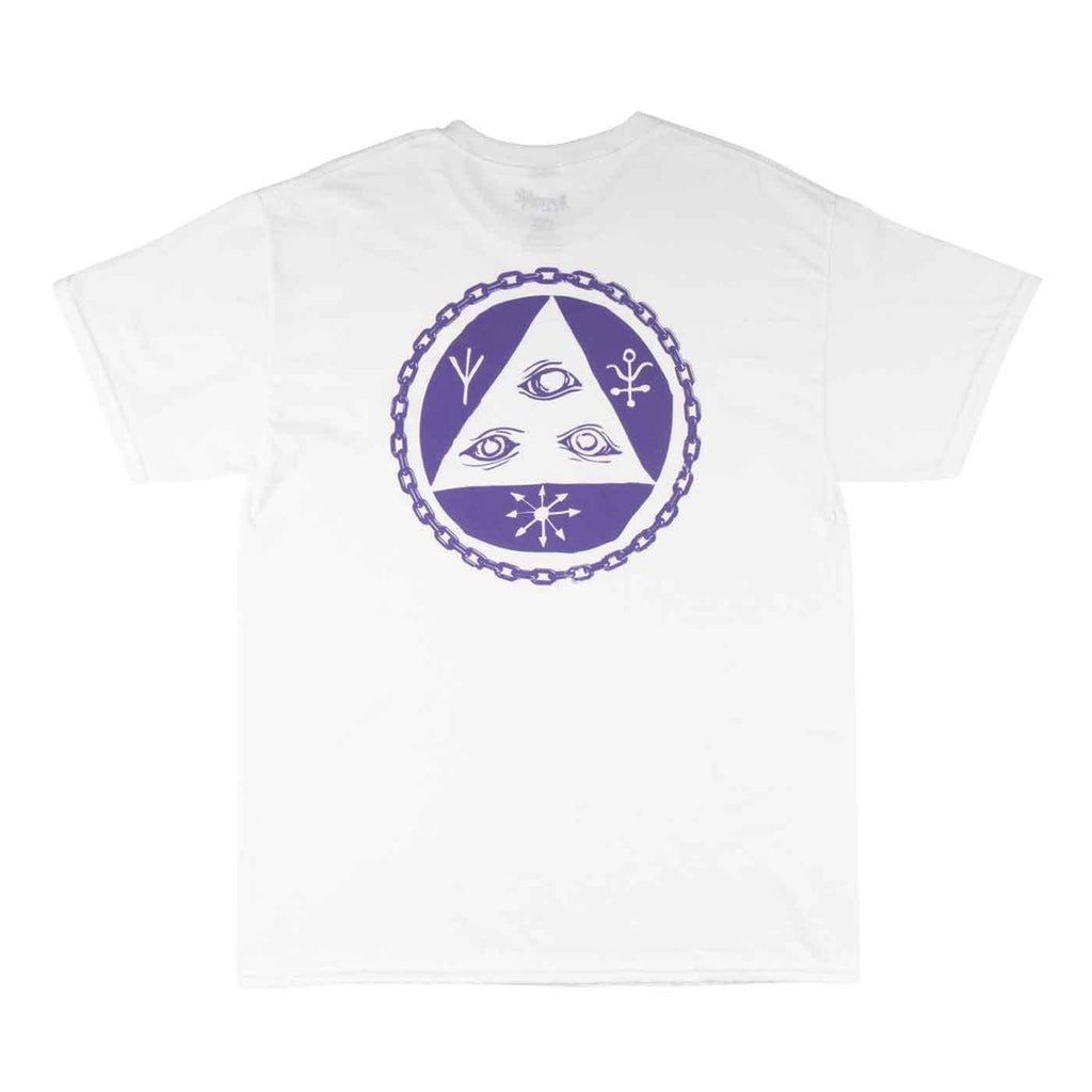 Welcome Tali Chain T-Shirt White Purple  Welcome   