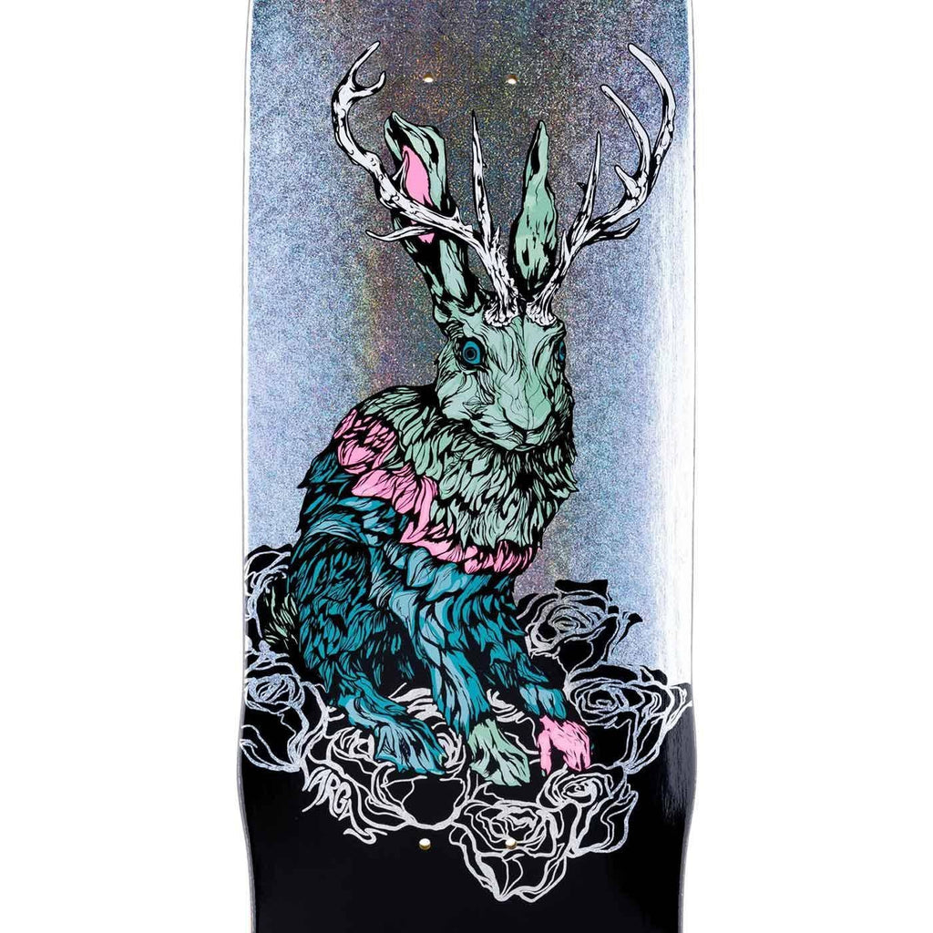 Welcome Vargas Thumper On Effigy 8.8 Deck Black Glitter  Welcome   