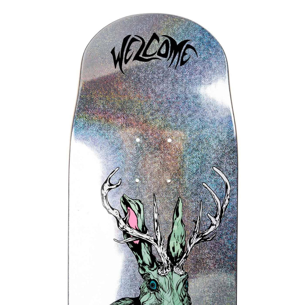 Welcome Vargas Thumper On Effigy 8.8 Deck Black Glitter  Welcome   