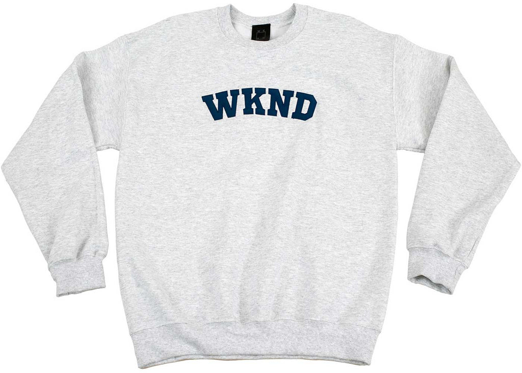 WKND College Crewneck Heather Grey  WKND   