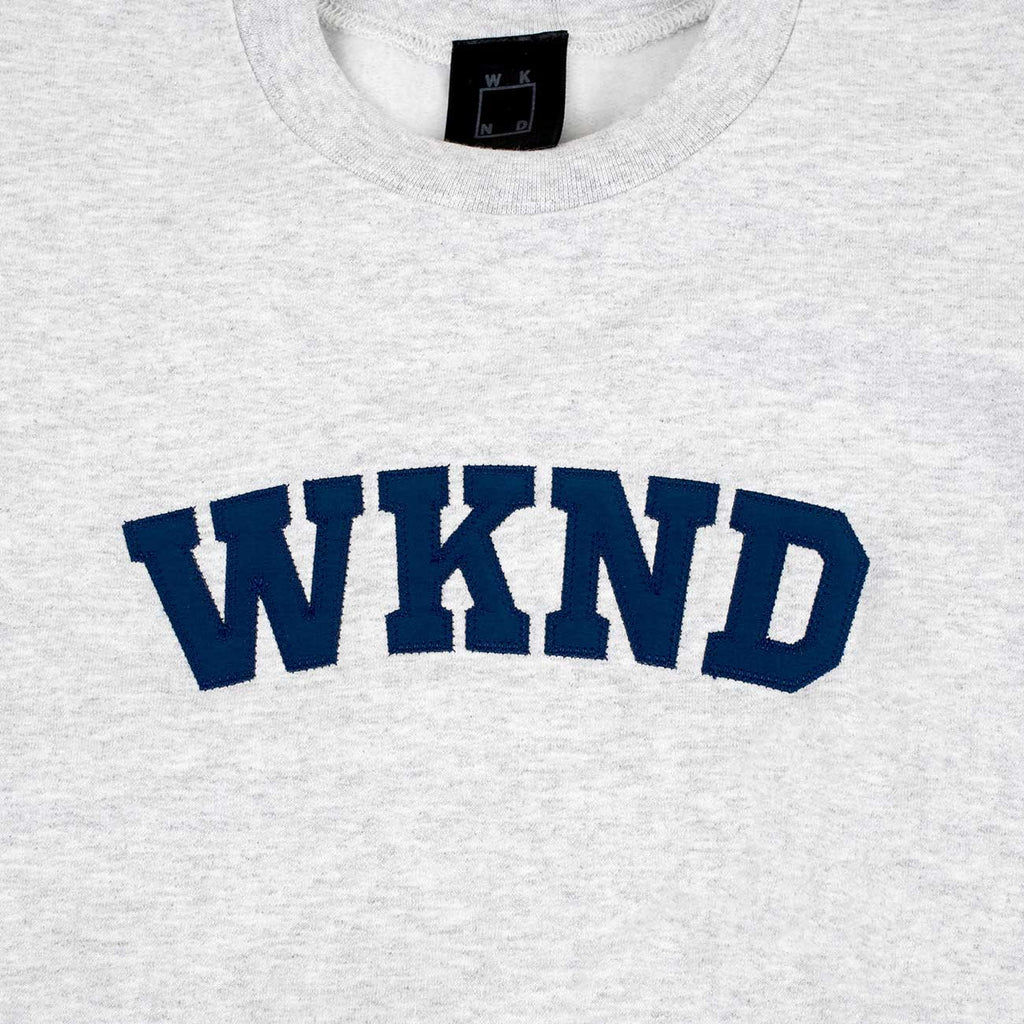 WKND College Crewneck Heather Grey  WKND   