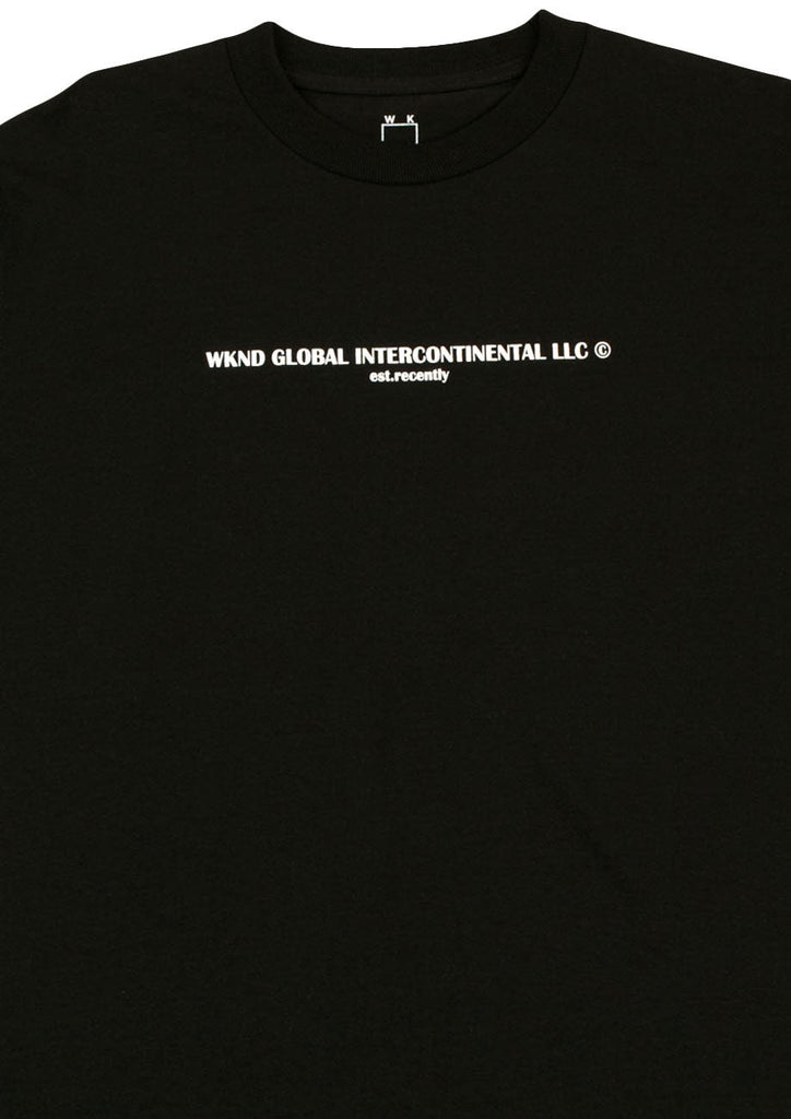 WKND Global T-Shirt Black  WKND   