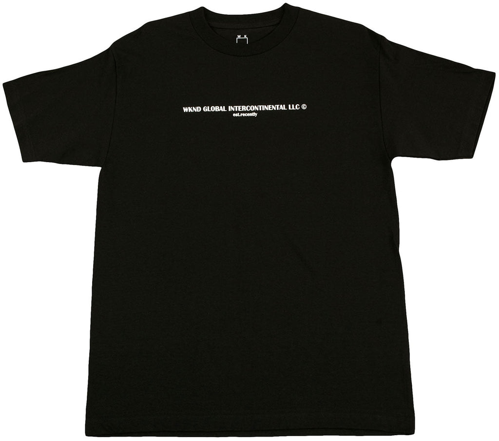 WKND Global T-Shirt Black  WKND   