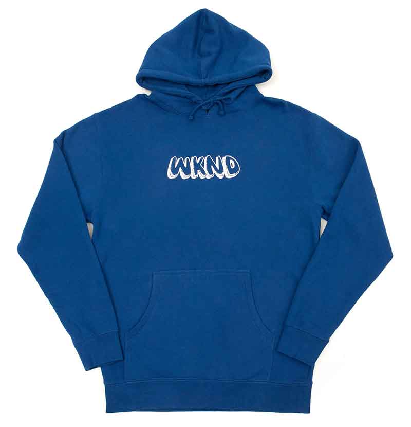 WKND Shut Up Hooded Sweatshirt Royal  WKND   