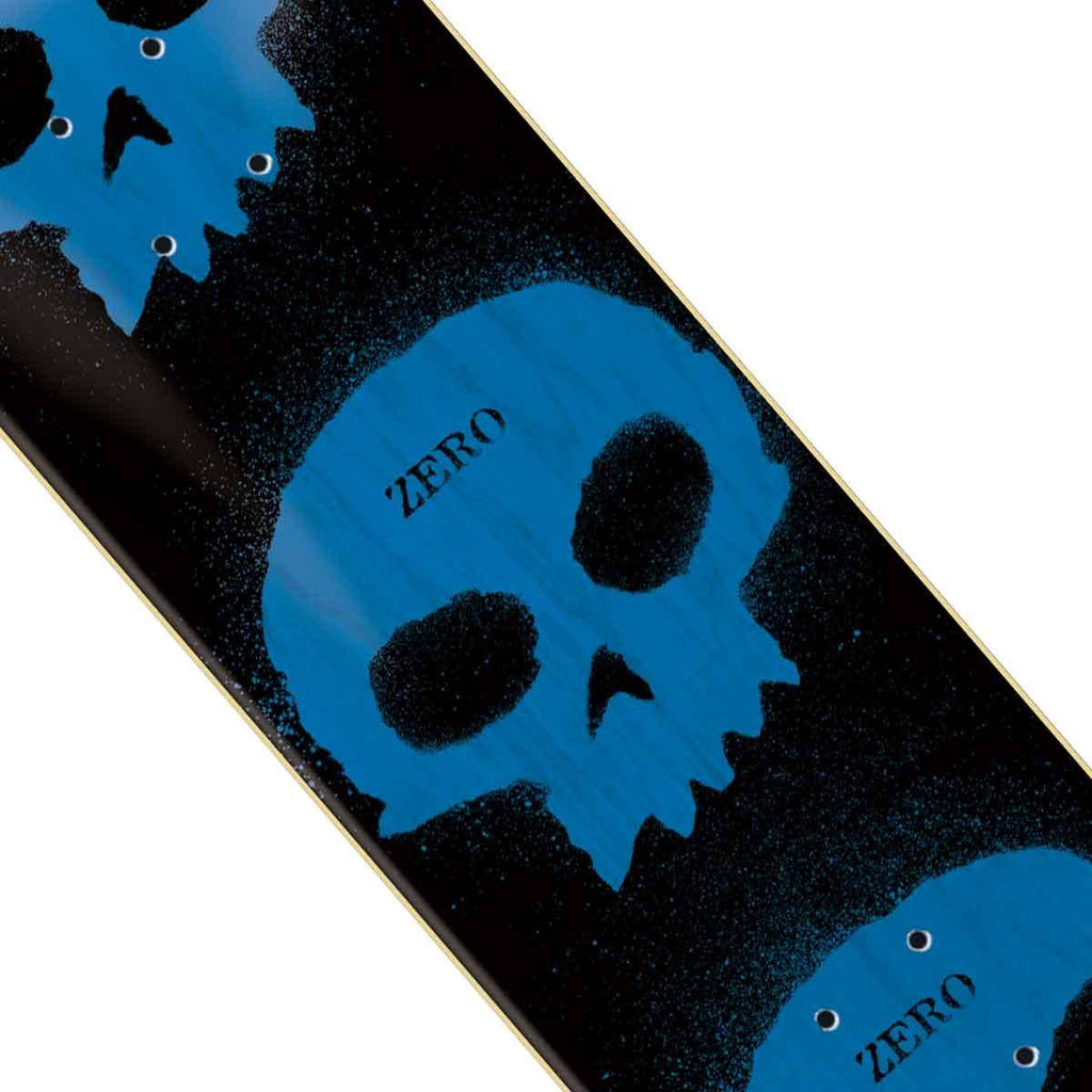 Zero Multi Skull Stencil 8.25 Deck Blue  Zero   